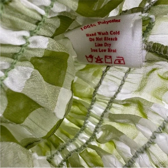 Lisa Says Gah Chiara Gingham Top Sz M - Picture 7 of 7